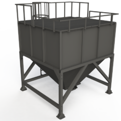 Бункер пеллетный 8 м³ - Firebox - Твердотопливные пеллетные котлы, пеллетные горелки, промышленные