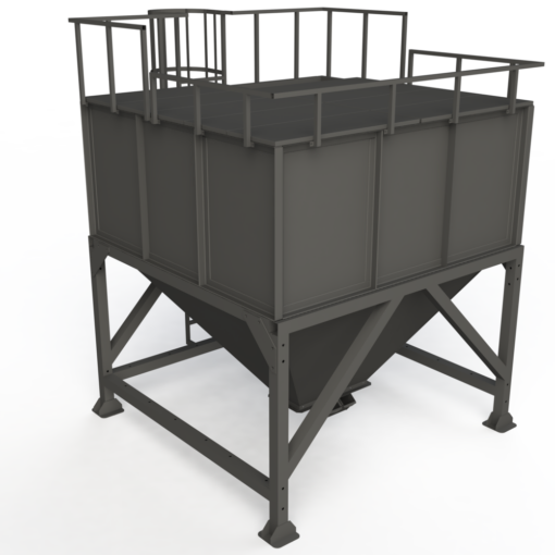 Бункер пеллетный 15 м³ - Firebox - Твердотопливные пеллетные котлы, пеллетные горелки, промышленные