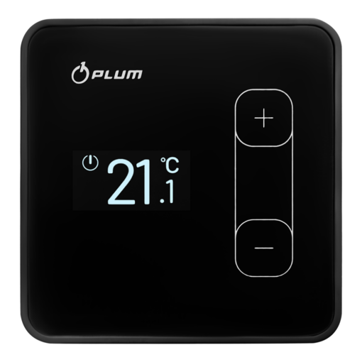 Touch wireless room thermostat xTHERM 60r black - Firebox - Solid fuel pellet boilers, pellet burners, industrial