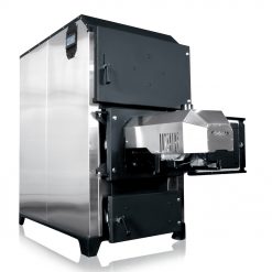 Pellet boiler 150 kW FOCUS, power range (30-175 kW) - Firebox - Solid fuel pellet boilers, pellet burners, industrial