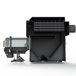 Kocioł na pellet 200 kW FOCUS, zakres mocy (80-250 kW) odpopielanie - Firebox - Kotły na pellet na paliwo stałe, palniki na pellet, przemysłowe