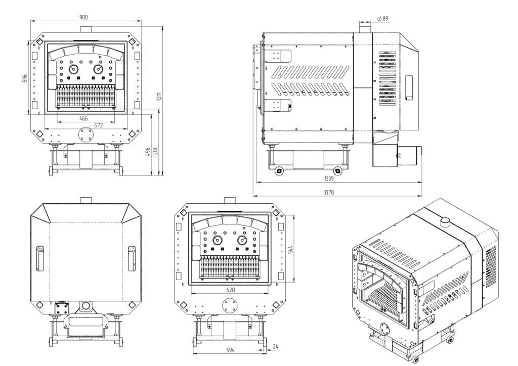 Documentația echipamentului TM FOCUS - Firebox - Cazane pe peleți pe combustibil solid, arzătoare pe peleți, industriale