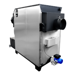Pellet boiler 60 kW FOCUS, power range (10-65 kW) ash removal + pneumatic cleaning of the heat exchanger - Firebox - Solid fuel pellet boilers, pellet burners, industrial