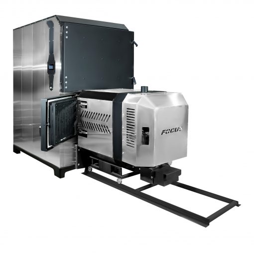 Pellet boiler 1500 kW FOCUS, power range (600-1750 kW) - Firebox - Solid fuel pellet boilers, pellet burners, industrial