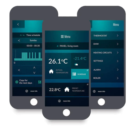 Aplikacija za nadzor klime za mobilne naprave.
