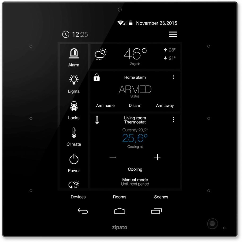 Touch panel "Smart Home" ZIPATO