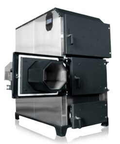 Pellet Boiler 150 KW Focus, Power Range (30-175 KW) - Firebox - Solid Fuel Pellet Boilers, Pellet Burners, Industrial