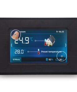 Room Touch Controller Ester X80 für Pelletbrenner und Kessel Focus – Feuerraum – Festbrennstoff-Pelletkessel, Pelletbrenner, Industrie