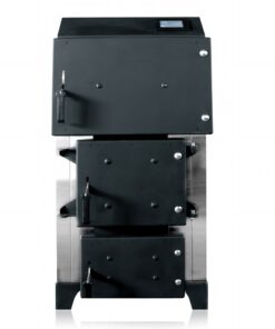 Cazan pe combustibil solid 50 KW Focus - Foar - Cazane pe peleti pe combustibil solid, Arzatoare pe peleti, industriale Cumpara Cazan pe Combustibil Solid 30-65-100 KW Focus