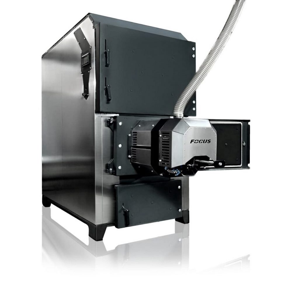 Pellet Boiler With Burner