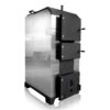 Cazan cu piroliză pe combustibil solid 120 KW Focus - Foar - Cazane pe peleți pe combustibil solid, Arzătoare pe peleți, industriale Cazan de piroliză 99 KW