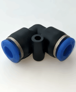 Menge 90* Durchgang hinten 6mm SCHWARZ