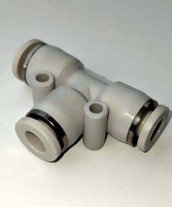 T-Stück für Schwedemontage 6mm WEISS