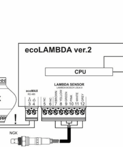 Ecolambda Sterownik sondy lambda do palników i kotłów na pellet Focus - Firebox - Kotły na pellet na paliwo stałe, Palniki na pellet, Przemysłowe