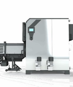 Cazan pe peleți 200 kW Focus Stone, Interval de putere (80-250 kW) Eliminare cenușă - Focar - Cazane pe peleți cu combustibil solid, Arzătoare pe peleți, Industriale