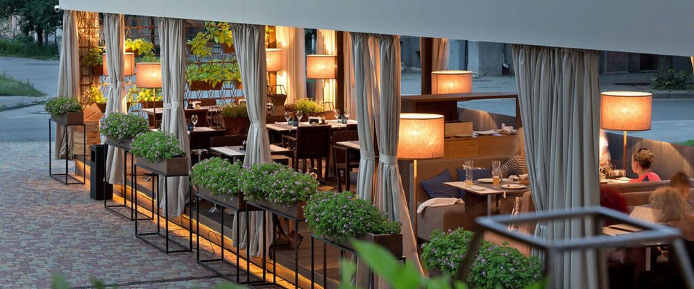 Încălzire exterioară Zone de cafenea