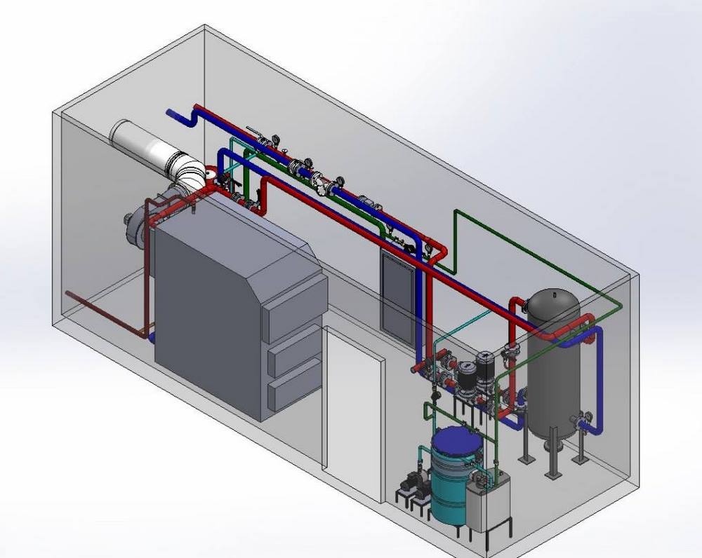 Structural Plan of Modular Boiler House Focus