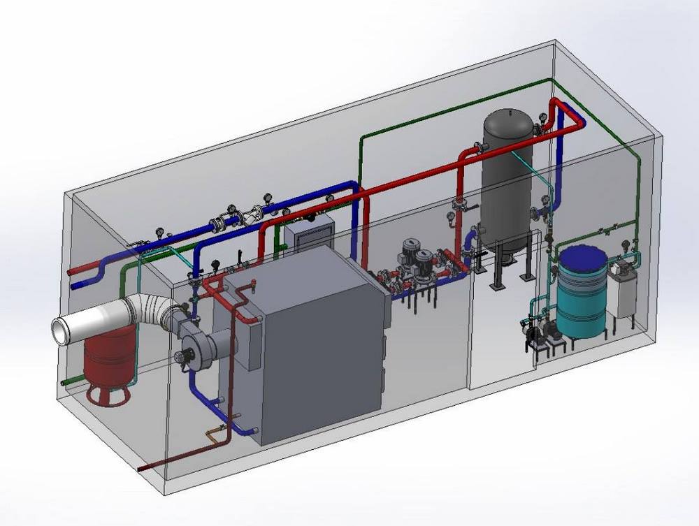 Layout of a Modular Boiler House &Quot;To Order&Quot;