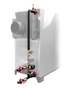 Sada pro rychlé připojení s třícestným ventilem, pro kotle 100-120 KW - topeniště - kotle na pelety na tuhá paliva, hořáky na pelety, průmyslové Sada pro rychlé připojení s třícestným ventilem, pro kotle 100-120 KW - topeniště - kotle na pelety na tuhá paliva, hořáky na pelety, průmyslové