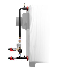 Sada pro rychlé připojení s třícestným ventilem, pro kotle 100-120 KW - topeniště - kotle na pelety na tuhá paliva, hořáky na pelety, průmyslové Sada pro rychlé připojení s třícestným ventilem, pro kotle 100-120 KW - topeniště - kotle na pelety na tuhá paliva, hořáky na pelety, průmyslové
